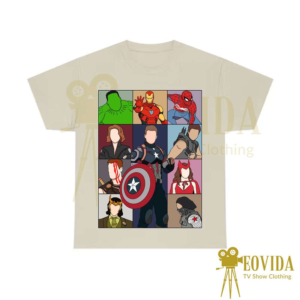 Avengers The Eras Tour Shirt - Avenger Assemble Marvel Fan Gift