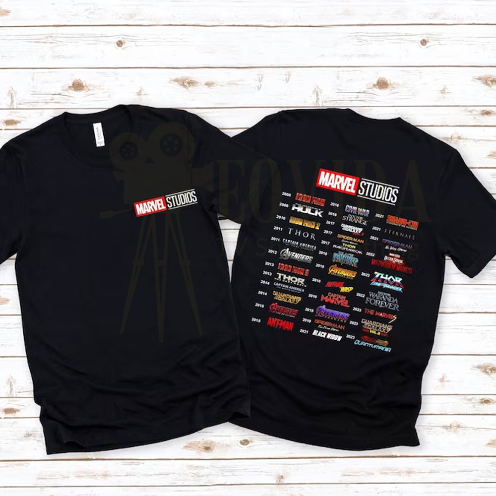 Marvel Studios Shirt Characters