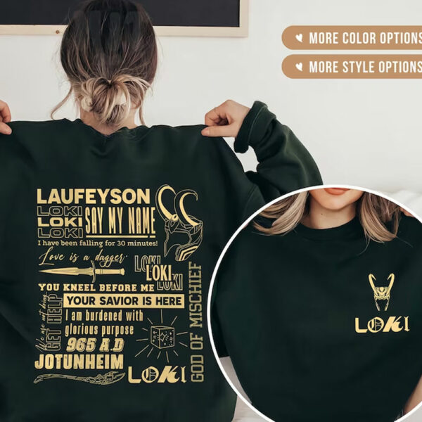 Loki Quotes Shirts Laufeyson