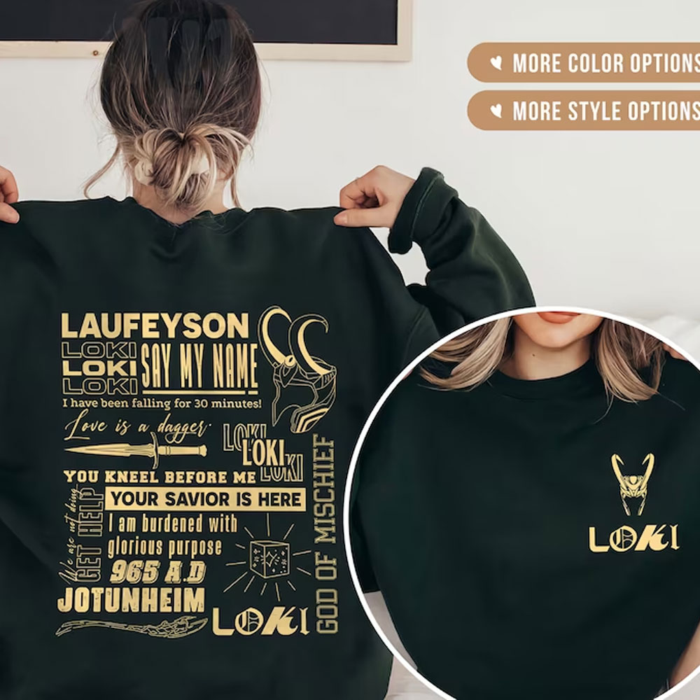 Loki Quotes Shirts Laufeyson