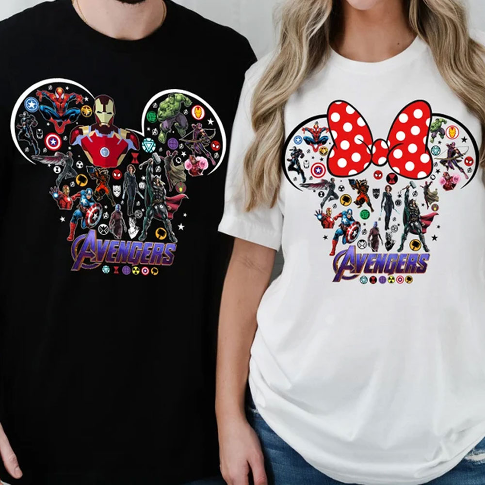 Disney Marvel Shirt - Avengers Mickey Minnie Shirt