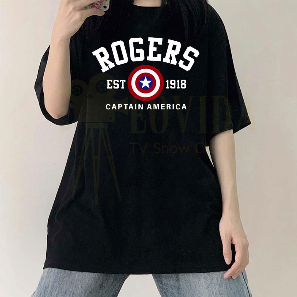 Captain America Shirt Rogers Est 1918