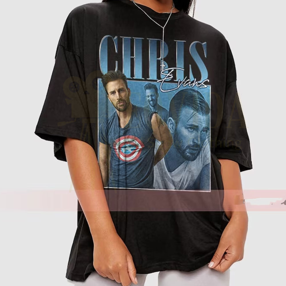 Chris Evans Vintage 90s Style Shirt