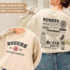 Rogers 1918 Sweatshirts, Captain America Shirt