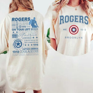 Captain America Shirt, Rogers 1918 Shirt
