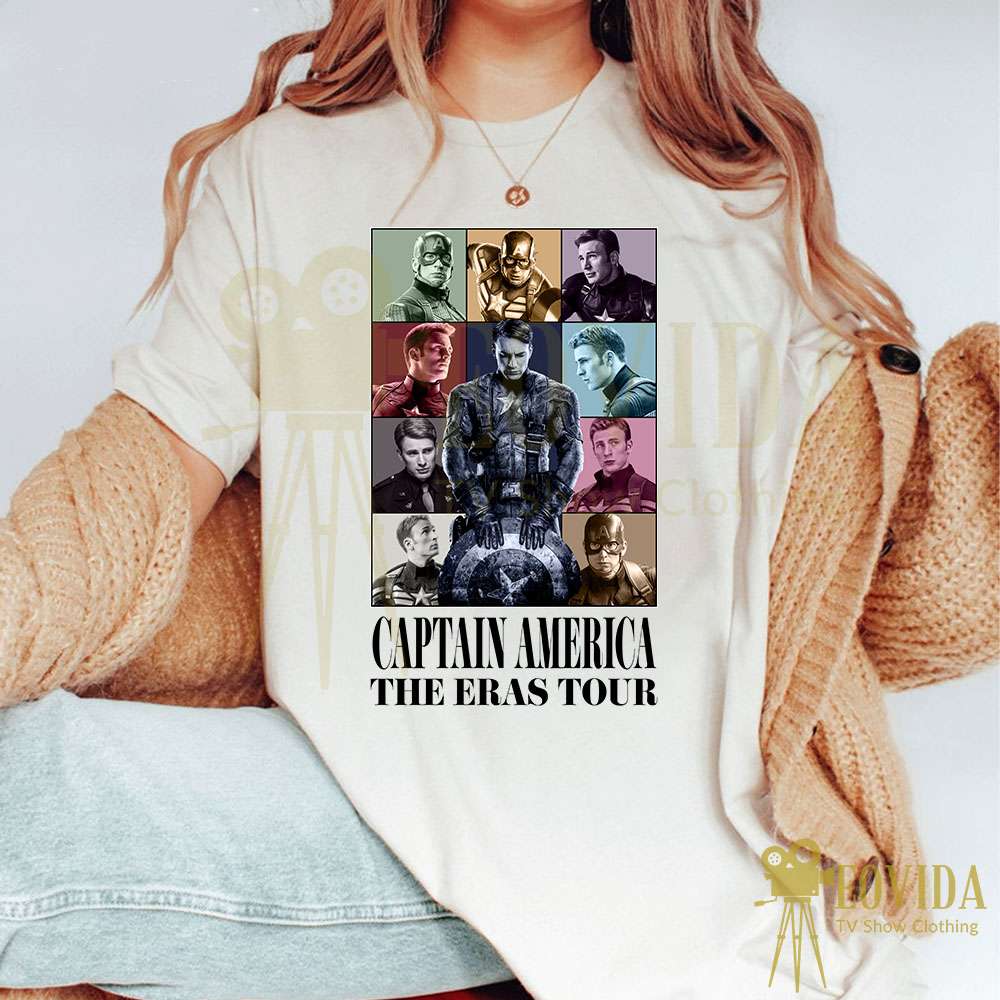 Captain America Shirt - Captain America The Eras Tour Shirt