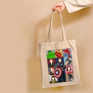 Avengers The Eras Tour Canvas Tote Bag – Avenger Assemble Marvel Fan Gift