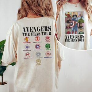 Avengers All Team Eras Tour Shirt, Avengers Shirt