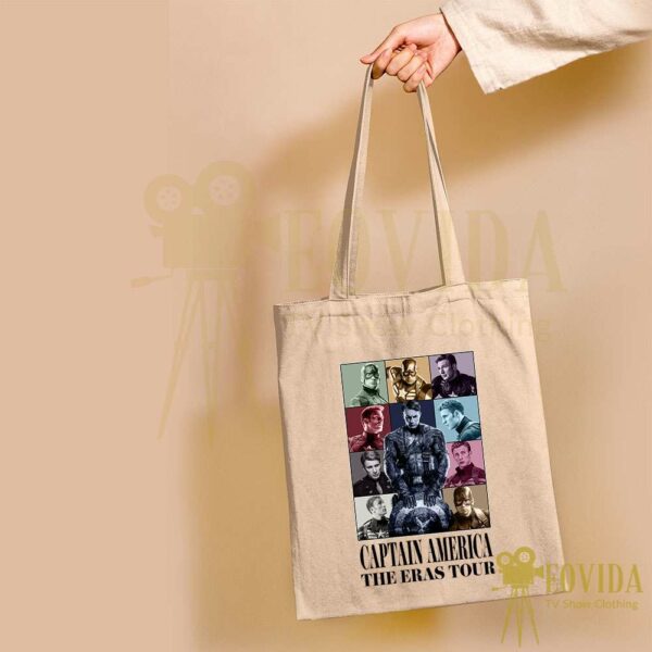 Captain America Canvas Tote Bag – Captain America The Eras Tour Canvas Tote Bag