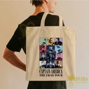 Captain America Canvas Tote Bag – Captain America The Eras Tour Canvas Tote Bag