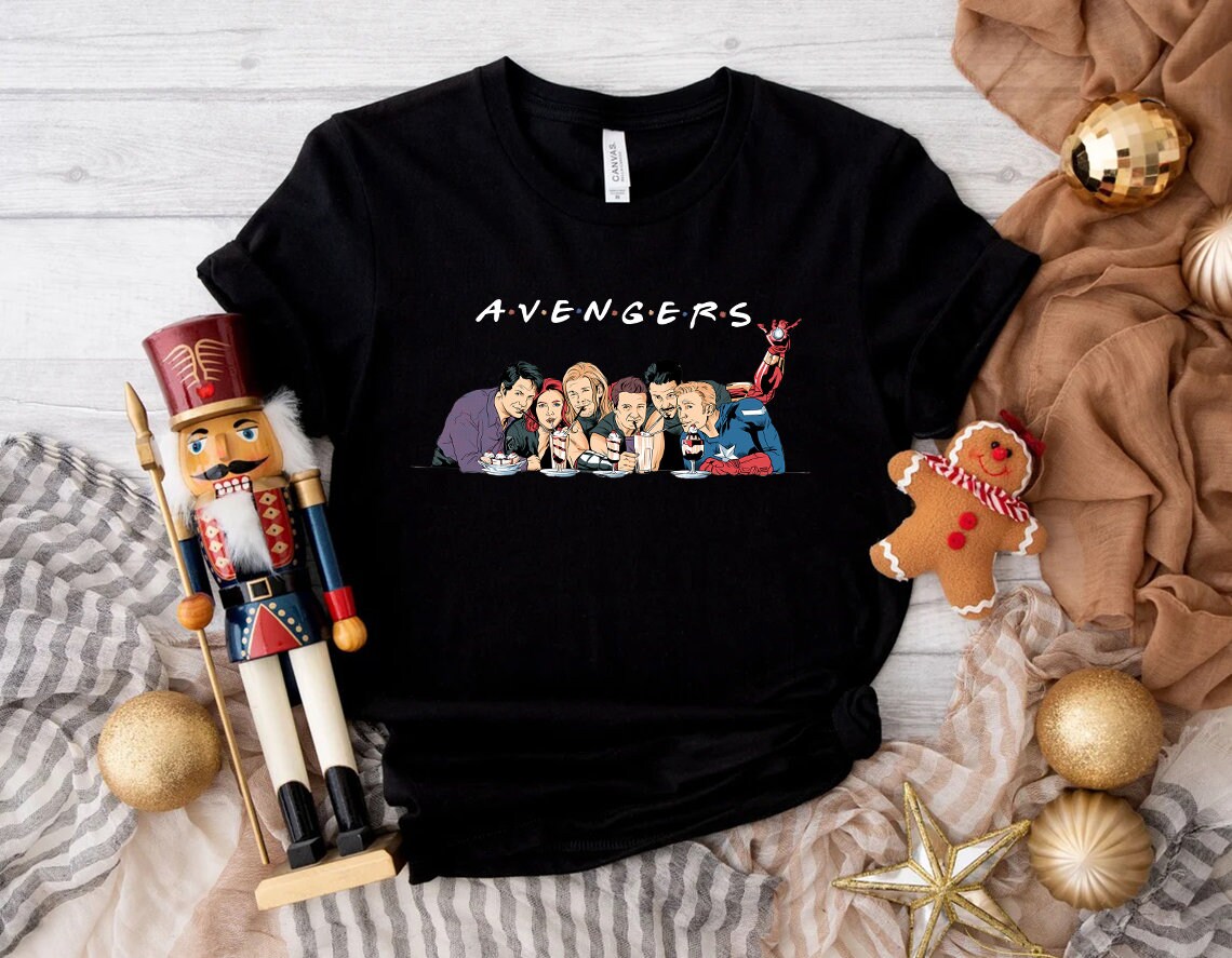 Avengers Friends Shirt - Assembled Marvel Heroes Super Team Tee