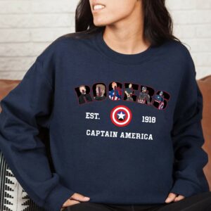 Rogers 1918 Sweatshirt, Steve Rogers Shirt, Captain America Shirt, Winter Soldier, Avengers Assemble, MCU, Marvels Fan Gifts, Avengers Shirt
