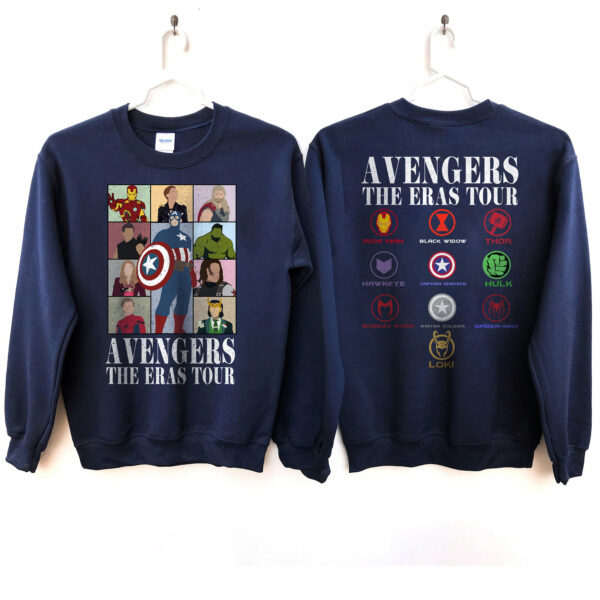 Avengers All Team Eras Tour Shirt