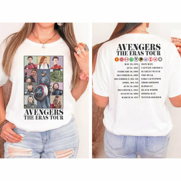 Avengers The Eras Tour Sweatshirt Avenger Assemble Shirt