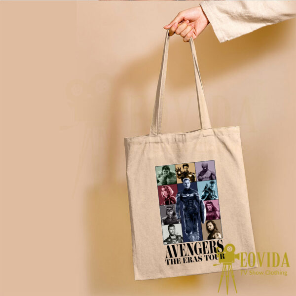 Avengers The Eras Tour Canvas Tote Bag Ver2 – Marvel Fan Gift