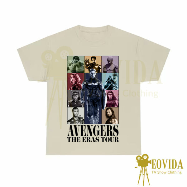 Avengers The Eras Tour Shirt Ver2 – Marvel Fan Gift