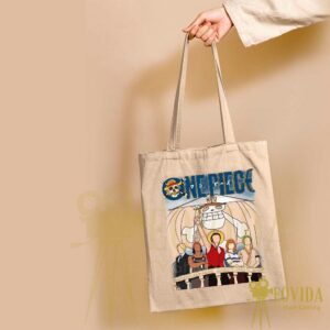 One Piece Live Action Straw Hat Pirates Art Canvas Tote Bag