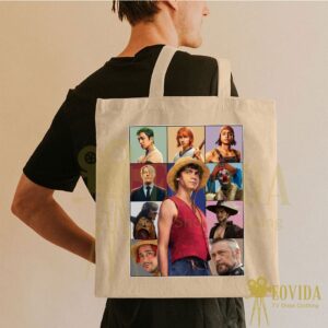 One Piece Characters The Eras Tour Canvas Tote Bag Ver1