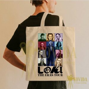 Loki Season 2 The Eras Tour Canvas Tote Bag
