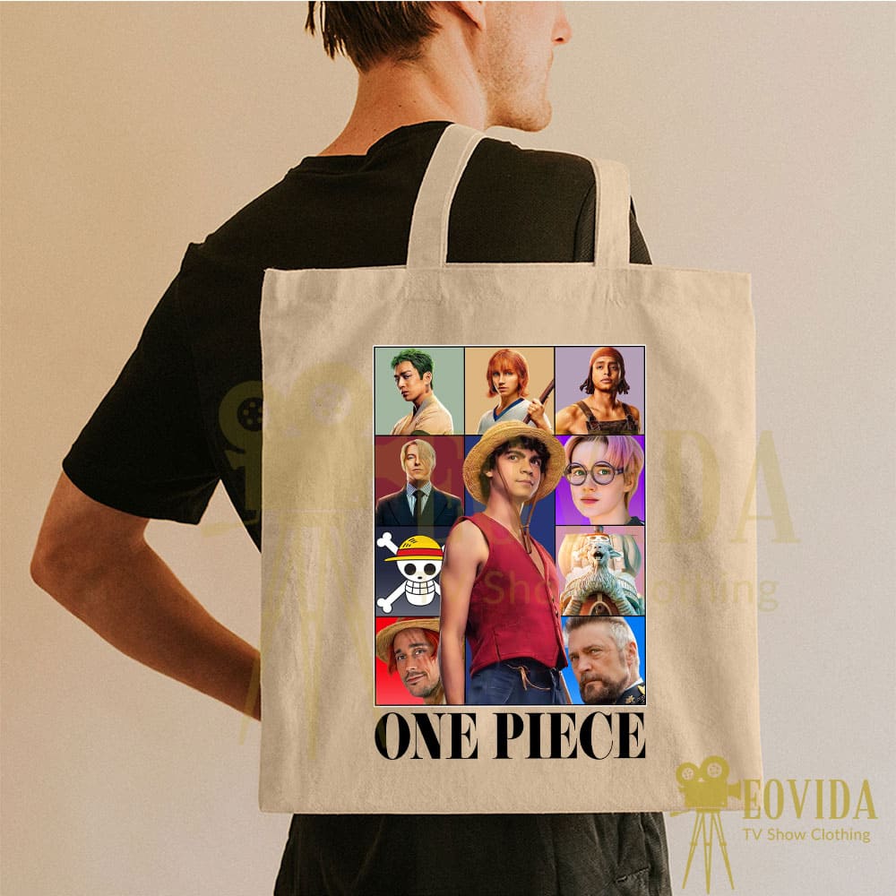 One Piece The Eras Tour Canvas Tote Bag Ver2