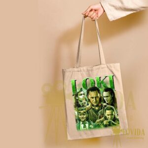 Loki Retro 90s Canvas Tote Bag