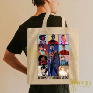 Across The Spider Verse Canvas Tote Bag