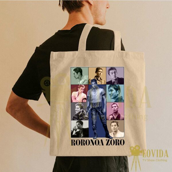 Roronoa Zoro The Eras Tour Canvas Tote Bag
